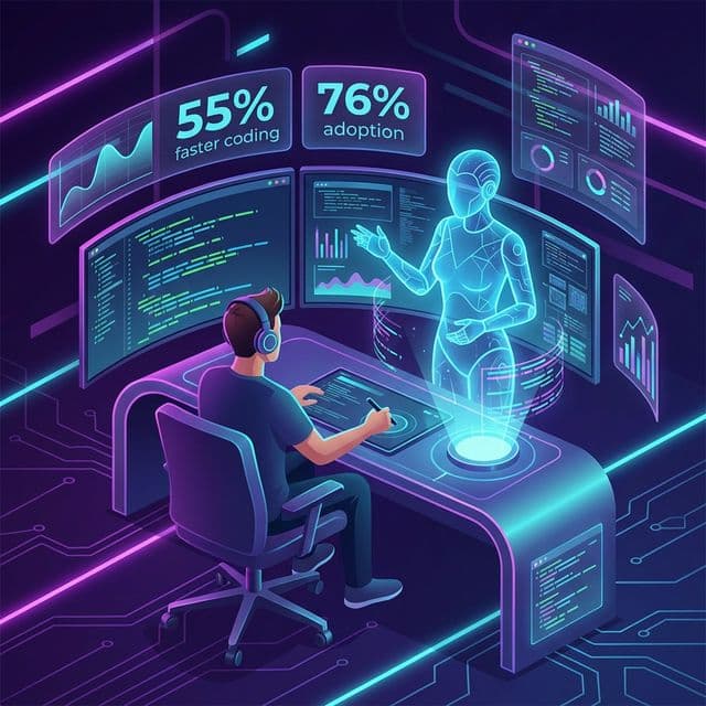 L'IA comme assistant de développement — symbiose homme-machine